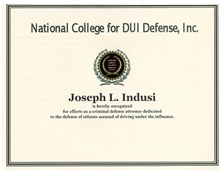 national college for dwi defense certificate